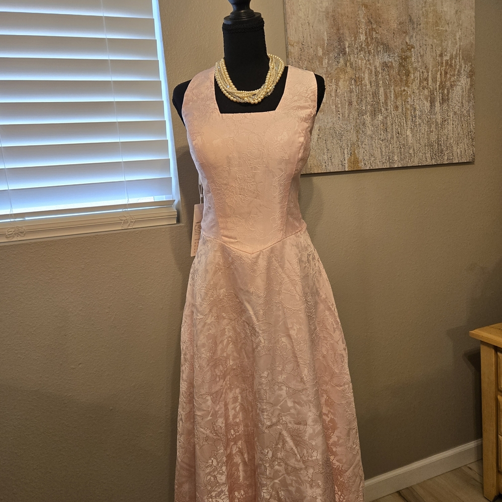 💐perfect Spring Dress, Elegant Pink Sleeveless Dress